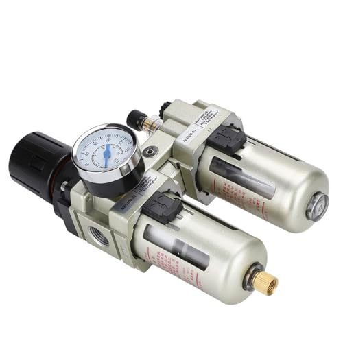 Separador de aceite y agua AC5010-06 y válvula reductora de presión para aire comprimido
