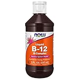 NOW Supplements, Vitamin B-12 Complex Liquid, Energy Production*, Nervous System Health*, 8-Ounce