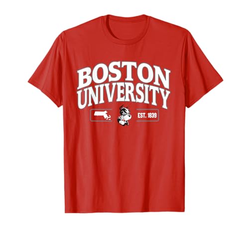 Boston Terriers Classic EST 1839 Arch Over Boston U T-Shirts and Tees for Men and Women