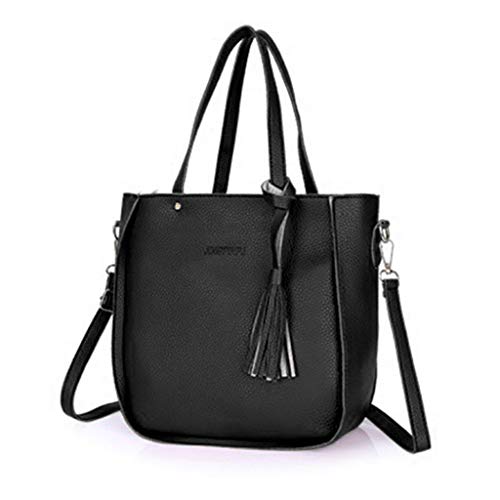 Baoblaze 4PACK Bolsa De Couro Feminina Bolsa De Ombro Bolsa Bolsa Titular De Cartão Conjunto De Saco