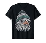 Vintage Eagle with Sunglasses Men Women Kids Cool T-Shirt