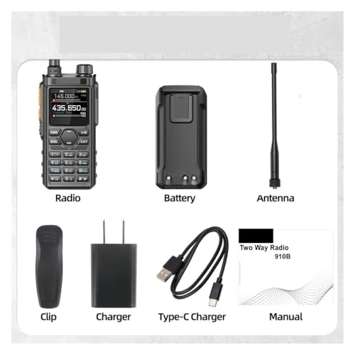 Walkie Talkie banda completa 910 para rutas de montaña y monitorizacion de radio 8