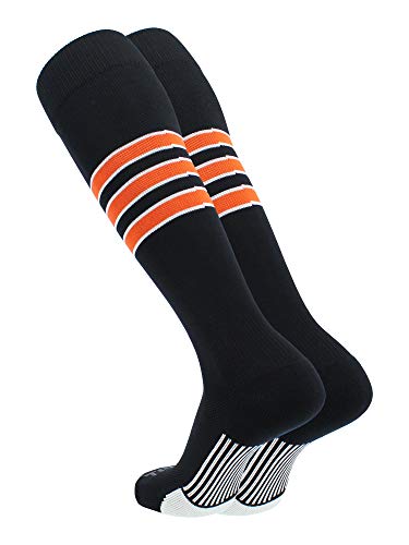 Image of Baseball & Softball Socks | USA Made Dugout Series Striped | Over the Calf | Sizing for Youth Boys, Girls, Men, & Women's