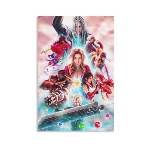 �t�@�C�i���t�@���^�W�[ �|�X�^�[ (26) ��� �E�H�[���A�[�g ���r���O �_�C�j���O���[�� �x�b�h���[�� �Ǐ��� �ǂ̊G08x12inch(20x30cm)