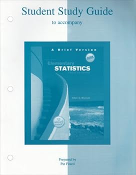 Paperback Elementary Statistics: A Step by Step Approach (Student Study Guide) Book