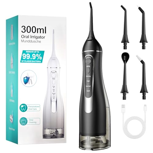 Hydropulseur dentaire portable idéal en voyage pour garder des dents propres en déplacement