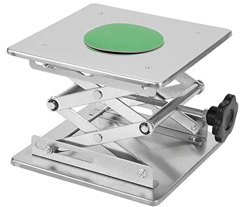 Sollevatore a forbice per lavori pesanti, altezza regolabile Worhop, sollevatore portatile a forbice per meccanici, attrezzature Gara, ideale per riparazioni automobilistiche