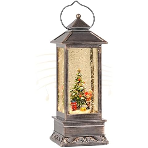 12 Inch Lighted Christmas Snow Globe Lantern Cover