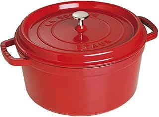 Staub USA Cherry 9 Qt. Round Cocotte
