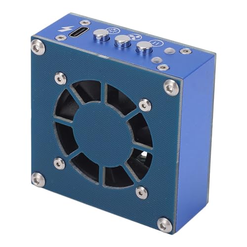 Smoke Fume Extractor Fan, 10000rmin Speed 3W 3 Speeds Regulation Bearings 300mAh Battery Curing Cooling Fan for Soldering Work