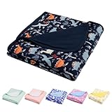 EasyFi Supersoft Baby Blankets for Girls Boys, Rayon Made from Bamboo Baby Quilt - Breathable & Hypoallergenic Blanket for Bedding Crib Stroller 30'x40' (Dinosaur World)