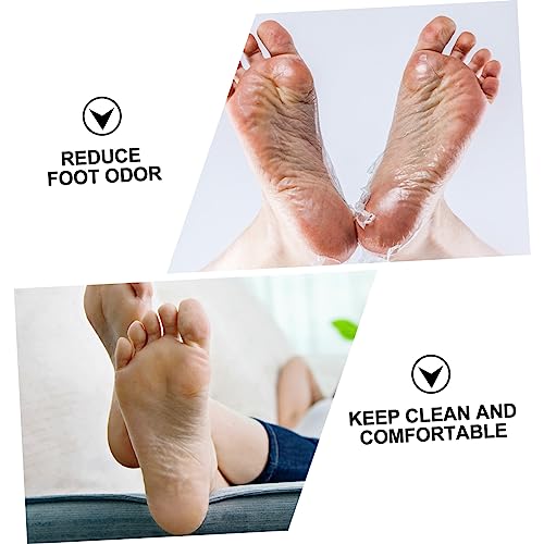 Hemoton 14 Pares De Meias De Máscara De Pé Footsticker Para Removedor De Pele Morta Pés Máscaras De