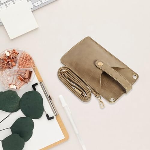 Image of Bagsy Malone Women's Small Cross-Body Phone Bag Stylish Vegan Leather Mobile Cell Phone Holder Pocket Purse Wallet Sling Bag Mini Shoulder Bags