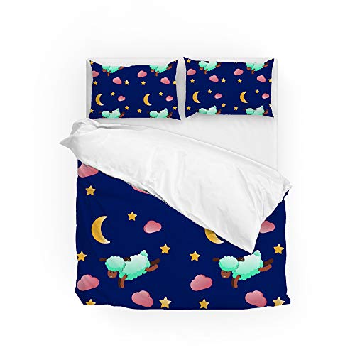 Parure de lit en polyester pour lit simple CHEHONG