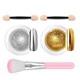 【Easy To Use】Our Nagel Chrom Pulver ist sehr einfach zu bedienen (Base Coat und No-Wipe Top Coat sind erforderlich).Keine besondere Nagelkunst Geschick benötigt, folgen Sie einfach der Anleitung, dann können Sie einen erstaunlichen Spiegeleffekt erhalten. Es ist das perfekte Nagelwerkzeug für jeden Anfänger und Profi.