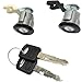 Evan Fischer Door Lock Cylinder Set of 2 Compatible with 1996-2004 Ford Explorer, 2005-2006 F-250 Super Duty, 1996-2003 Ranger & 2005-2006 F-350 Super Duty