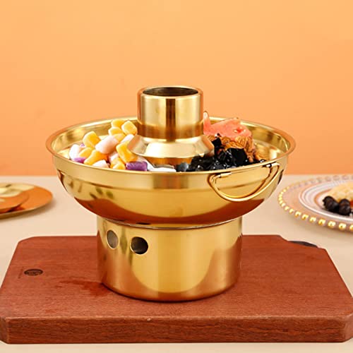 Olla Caliente China de 22cm en Acero Inoxidable para Mesa 7