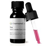 Pink Liquid Candle Dye (.25 oz) - Made in The USA - Safe and Easy to Use - Pure and Simple Ingredients - Candle Making Supplies for Soy, Paraffin, Palm or Gel Wax - 10 Vibrant Colors to Choose from