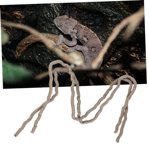 Ratán flexible YARNOW con ventosas para terrarios de camaleones 3