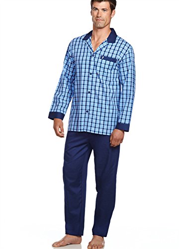 Jockey Men's Woven Long Sleeve Pajama Set