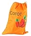 HOME-X Karotten-Aufbewahrungstasche, wiederverwendbare Lebensmittelbeutel für frisches Gemüse, Produkttaschen, 35,6 cm L x 27,9 cm B