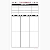 Contract Bridge Score Pads (3 Pads, 50 Sheets Each) Enjoy The Original. Made in The USA.
