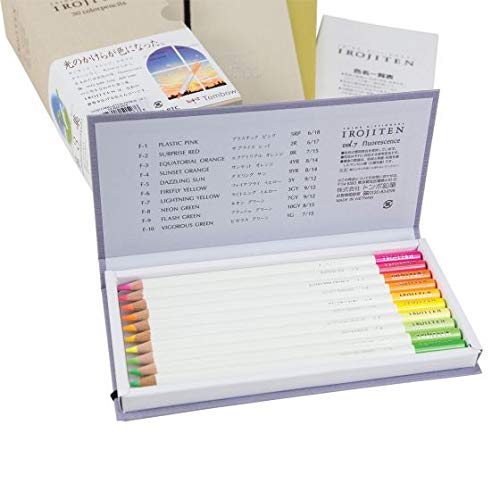 Tombow 51527 Irojiten Colored Pencil Dictionary Set, Seascape, Set Of 30. Beautifully Crafted Wax-Based Colored Pencils With Enamel Finish #TOP25