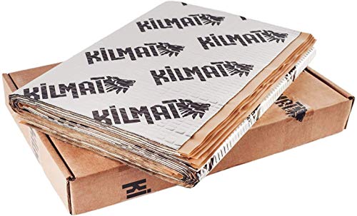 KILMAT 50 mil 25 sqft Car Sound Deadening Mat, Butyl Automotive Sound Deadener, Audio Noise Insulation and dampening