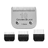 10# Detachable Pet Dog Grooming Clipper Blades,Compatible with Andis,Oster A5,Wahl KM Series Pet Cli
