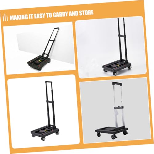 Carretilla plegable portátil de aluminio para carga pesada miniatura 7