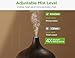 InnoGear Aromatherapy Diffuser & 10 Essential Oils Set, 400ml Diffuser Ultrasonic Diffuser Cool Mist Humidifier with 4 Timers 7 Colors Light Waterless Auto Off for Valentine's Gift, Dark Wood Grain