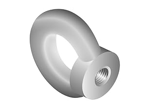 Frantos 10 Stück Ringmutter M14 DIN 582