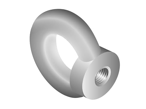 Frantos 10 Stück Ringmutter M14 DIN 582