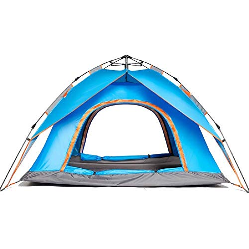 Carpa para camping automática 3-4 personas verde miniatura 4