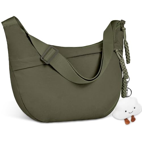 Aucuu Crossbody Bolso de Nylon, Bolsos Bandolera Moda Bolso para Mujer, Bolsos Cruzados con Cremallera, Correa Ajustable, Múltiples Bolsillo, para Compras Colegio Trabajar Viajar Aucuu Crossbody Bolso de Nylon, Bolsos Bandolera Moda Bolso para Mujer, Bolsos Cruzados con Cremallera, Correa Ajustable, Múltiples Bolsillo, para Compras Colegio Trabajar Viajar