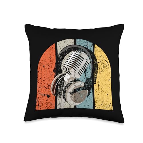 Music Podcaster Content Streamer Retro Headphones