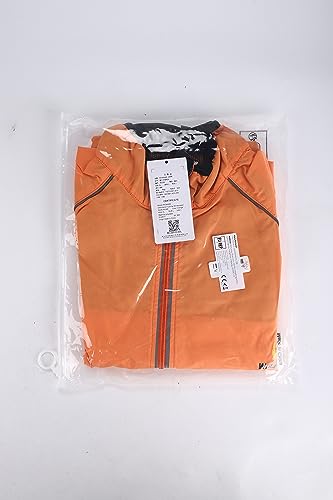 Foto von West Biking Fahrradjacke für Herren Damen, Winddichte Radjacke mit reflektierendem Träger und atmungsaktivem Mesh, wasserdichte ultraleichte Sportbekleidung für Radfahren, Laufen, Wandern, Bergsteigen, Orange, EU/US 3XL