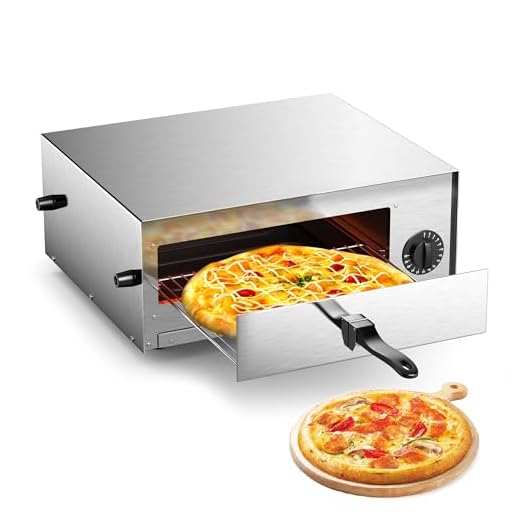 Electric Pizza Oven Stainless Steel Pizza Baker for Kitchen Commercial Use, Snack Oven