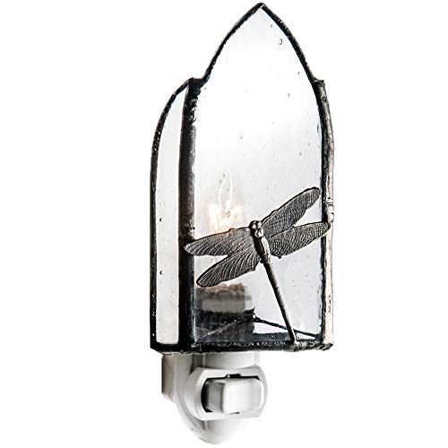 J Devlin NTL 110-2 Dragonfly Glass Decorative Night Light Kitchen Bathroom Bedroom Accent Lite - //coolthings.us