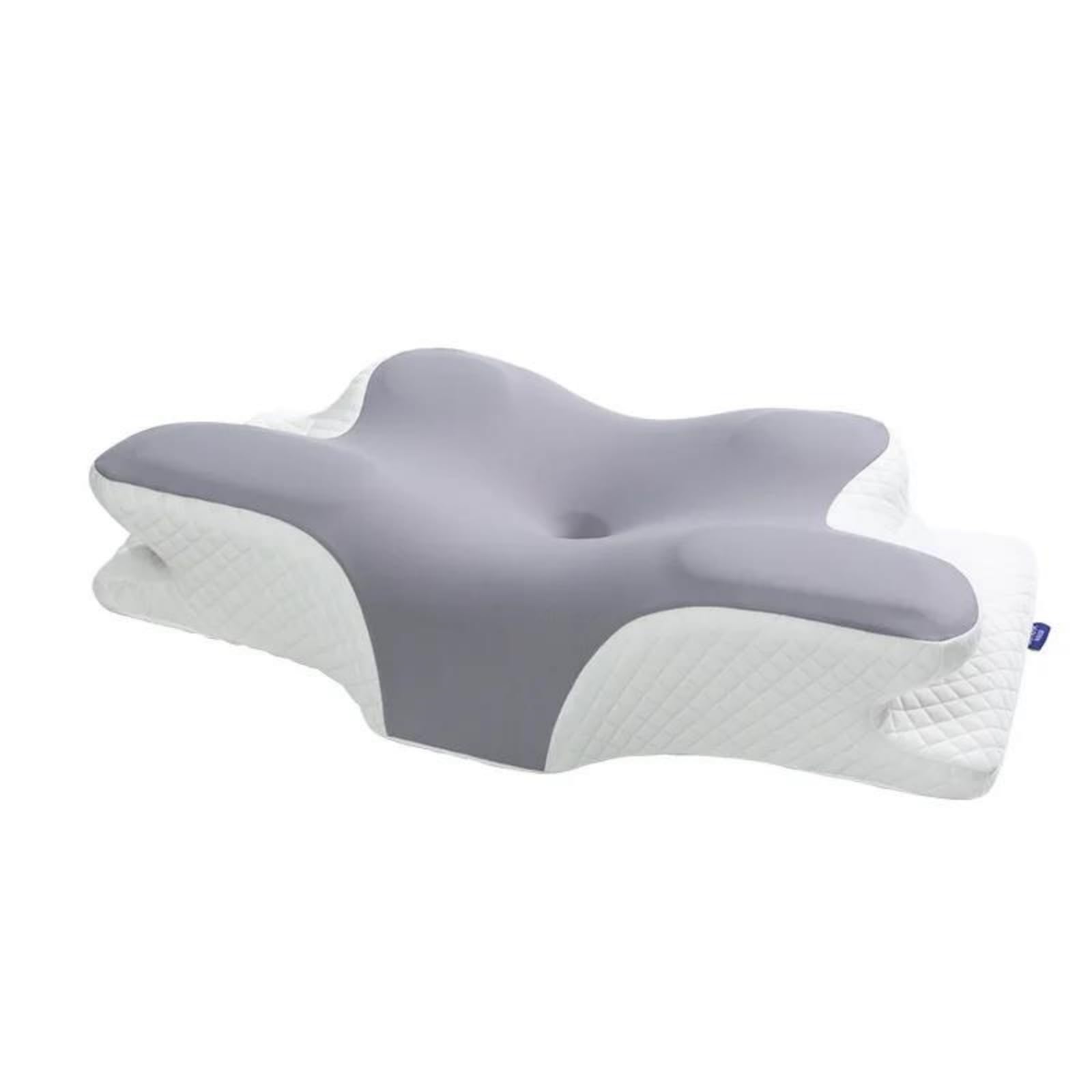 BFJNFPBEU Ergonomic Cervical Pillow, Memory Foam Contour Pillow, Orthopedic Support Pillow Roll Packed for Easy Shipping,Gray