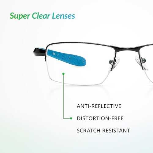 Image of SPORTEX SAV AR4145 Reading Glasses - Flexible, Durable, Lightweight, High-Performance Readers