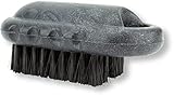 SPARTA Nail Scrub Brush Commercial-Grade, Heavy-Duty Hand and Fingernail Brush with Stiff Bristles for Gardeners, Mechanics, And Foodservice Personnel, Plastic, 5 Inches, Black