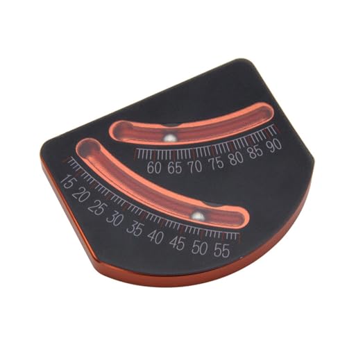 Inclinometer 15-55° 60-90° Gauge Slopes Locator Double Scale Multipurpose Angles Indicators Trail Inclinometer Installation