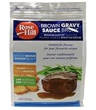 Rose Hill Brown Gravy 1kg pack - Enhance Your Dishes, Perfect for any occasion - Reduced Sodium, 140 Portions - Made in Canada