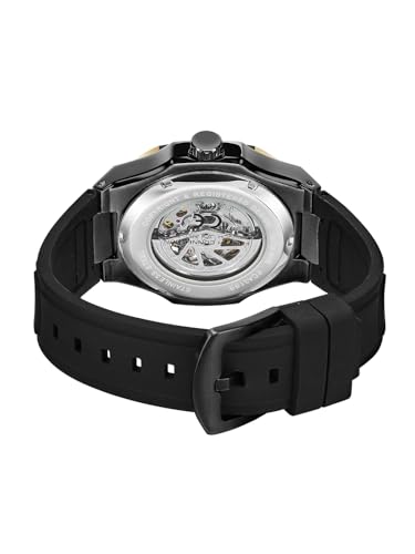 Image of French Connection Autaros Skeleton Dial Silicone Automatic Watch for Men - FCA31BB