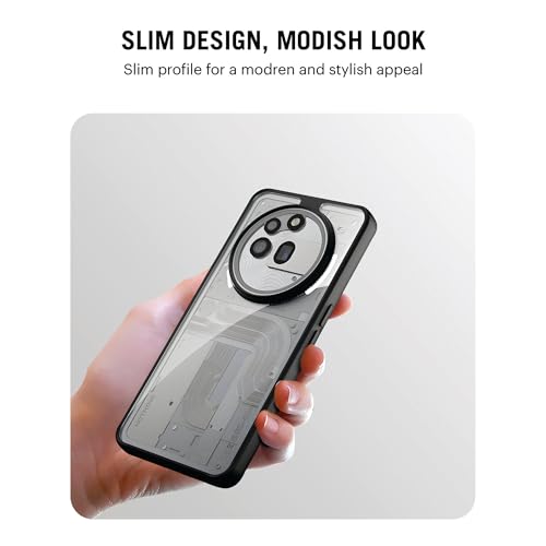 Image of DailyObjects Polycarbonate Case for Nothing Phone (3a) Pro | Hybrid Clear Slim Shockproof Back Cover
