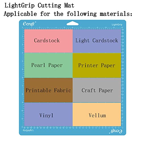 Ecraft CUTTING MAT FOR CRICUT Include Stronggrip/Standardgrip/Lightgrip (3 Pack) Flexible Square Gridded Quilting Cut Mats Replacement thumb #5