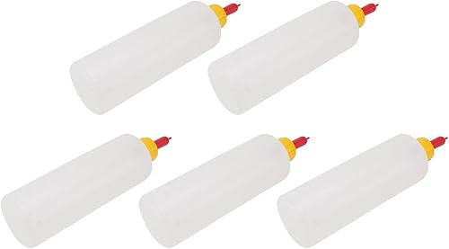 Miniatura 9 de Yardwe 5 Sets de ternero cordero alimentador de leche 13.5 fl oz ovejas cabra ganado botella de alimentación ganado cubo olla crianza bebedor