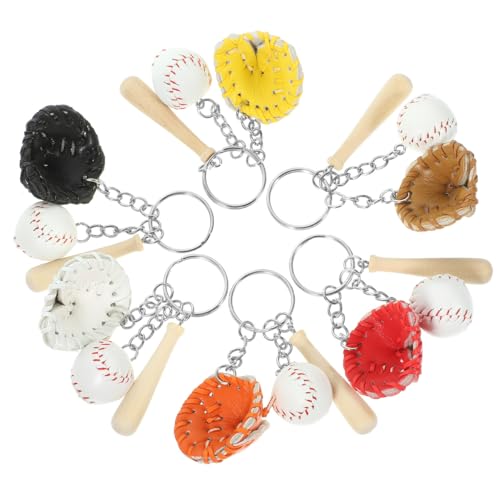 Porte-clés baseball POPETPOP lot de 6 pour ne plus jamais perdre vos clés de sport