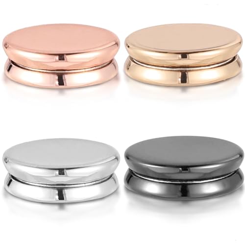 Hijab Magneten, 4 Stück Mehrzweck Brosche ohne Nadeln, stark magnetisch, vielseitig einsetzbar, bunt, magnetischer Schalverschluss, Nadellose Brosche, Knöpfe für Frauen und Mädchen